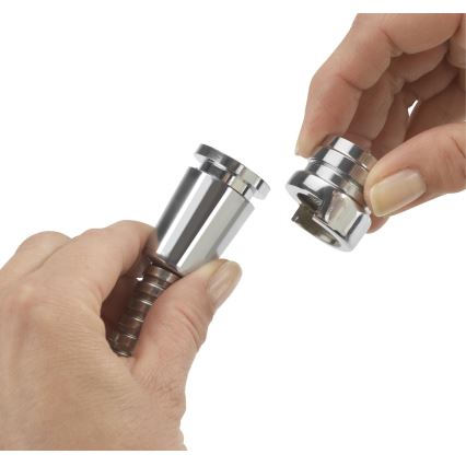 WENKO 22866100 - Prysznic UNIVERSAL 170x6,5 cm błyszczący chrom/srebrny/szary