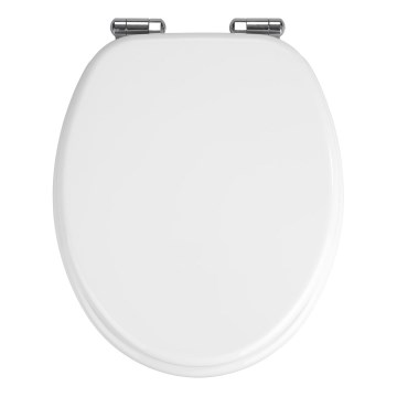 WENKO 22885100-WC deska sedesowa URBIO 36x42,5 cm biała/srebrna