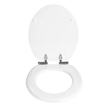 WENKO 22885100-WC deska sedesowa URBIO 36x42,5 cm biała/srebrna