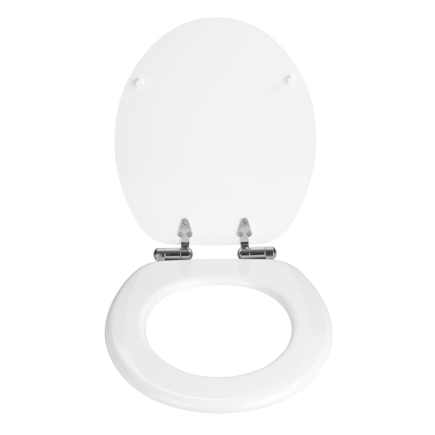 WENKO 22885100-WC deska sedesowa URBIO 36x42,5 cm biała/srebrna