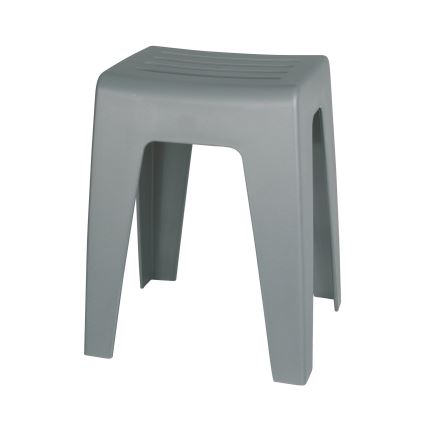 WENKO 22944100 - Stołek KUMBA 38x47 cm szary