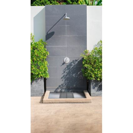 WENKO 22947100-Mata prysznicowa INDOOR & OUTDOOR 55x55 cm szara