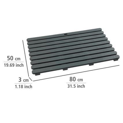 WENKO 22948100-Wycieraczka INDOOR & OUTDOOR 50x80 cm szara