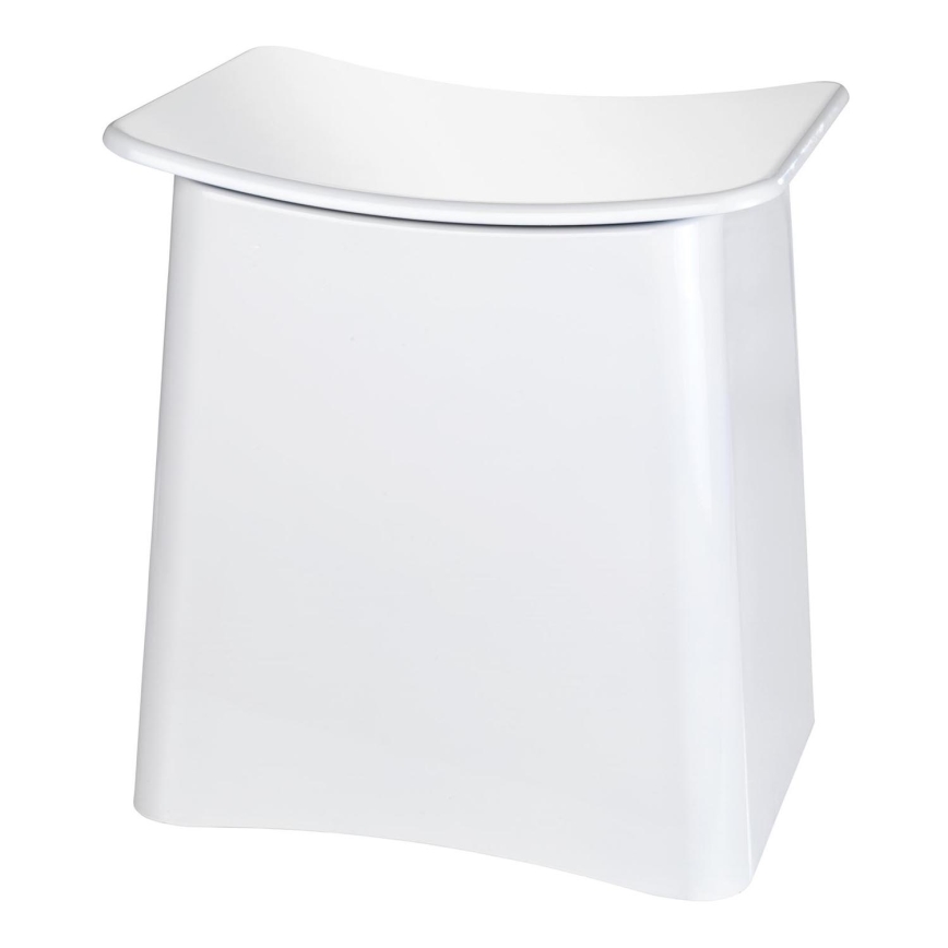 WENKO 22949100 - Stołek WING 45x48 cm biały/czarny