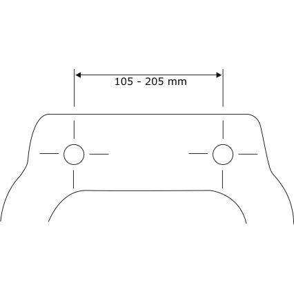 WENKO 22979100-WC deska sedesowa Buk naturalny 35,5x42,5 cm brązowa/srebrna