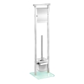 WENKO 22992100 - Szczotka WC DEBAR 18x73 cm stal nierdzewna/satynowa/biała
