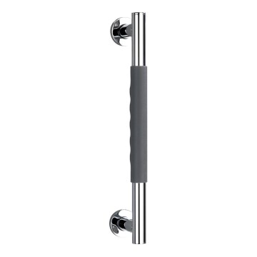WENKO 23284100-Uchwyt SECURA 40,5x9 cm stal nierdzewna/antracyt/chrom błyszczący