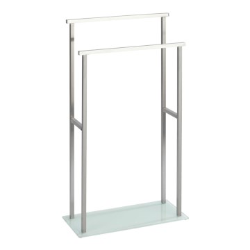 WENKO 23438100 - Stojak na ręczniki DEBAR 20x83 cm stal nierdzewna/satyna/biały
