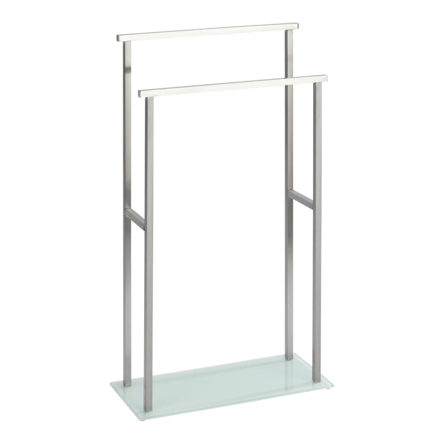 WENKO 23438100 - Stojak na ręczniki DEBAR 20x83 cm stal nierdzewna/satyna/biały