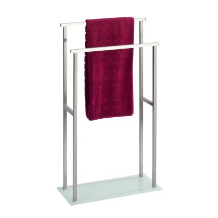 WENKO 23438100 - Stojak na ręczniki DEBAR 20x83 cm stal nierdzewna/satyna/biały