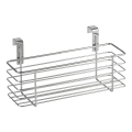 WENKO 2344100 - Koszyk SLIM 24x11,5 cm połysk chrom/czarny