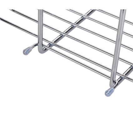 WENKO 23499100 - Półka prysznicowa MILO 25x36 cm stal nierdzewna/srebrna/przezroczysta