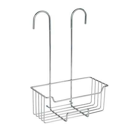 WENKO 23499100 - Półka prysznicowa MILO 25x36 cm stal nierdzewna/srebrna/przezroczysta