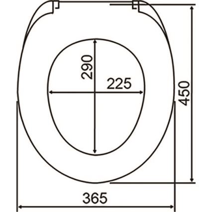 WENKO 23536100-WC deska sedesowa RELIEF 36,5x45 cm wielobarwna/srebrna