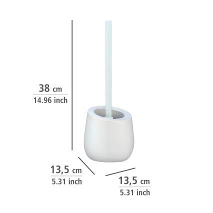 WENKO 23646100 - Szczotka do WC BADI 13,5x38 cm biała