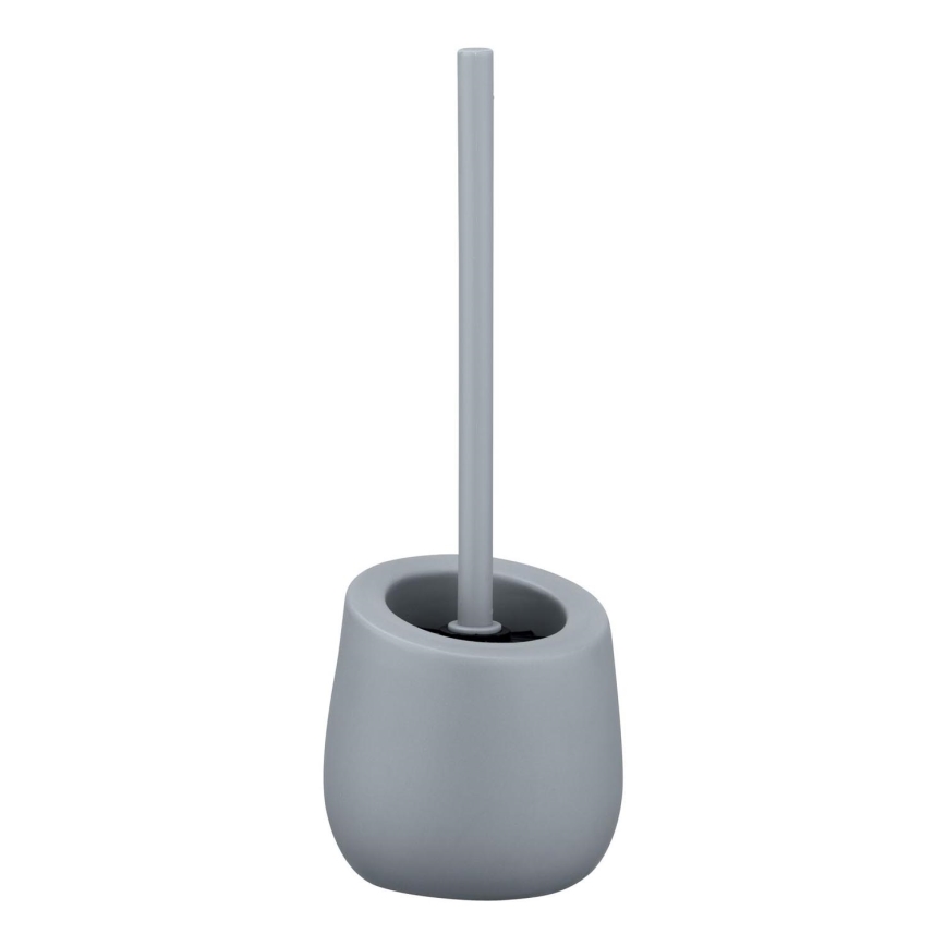 WENKO 23650100 - Szczotka WC BADI 13,5x38 cm szara