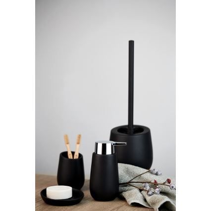 WENKO 23653100 - Mydelniczka BADI 11,5x3 cm czarna