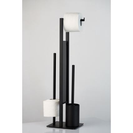 WENKO 23708100 - Szczotka do WC RIVALTA 18x70 cm czarna