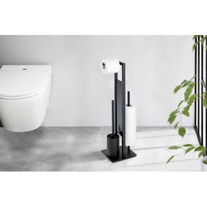 WENKO 23708100 - Szczotka do WC RIVALTA 18x70 cm czarna