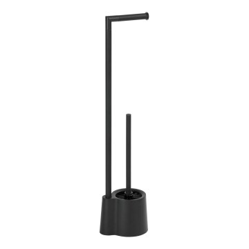 WENKO 23804100 - Szczotka WC AVOLA 13x70 cm stal nierdzewna/czarny