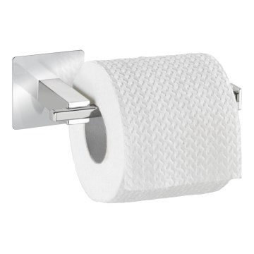 WENKO 23859800 - Uchwyt na papier toaletowy TURBO-LOC QUADRO ED 16,5x6,5 cm stal nierdzewna