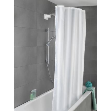 WENKO 23863100 - Uchwyt prysznicowy 96x72 cm stal nierdzewna/biały