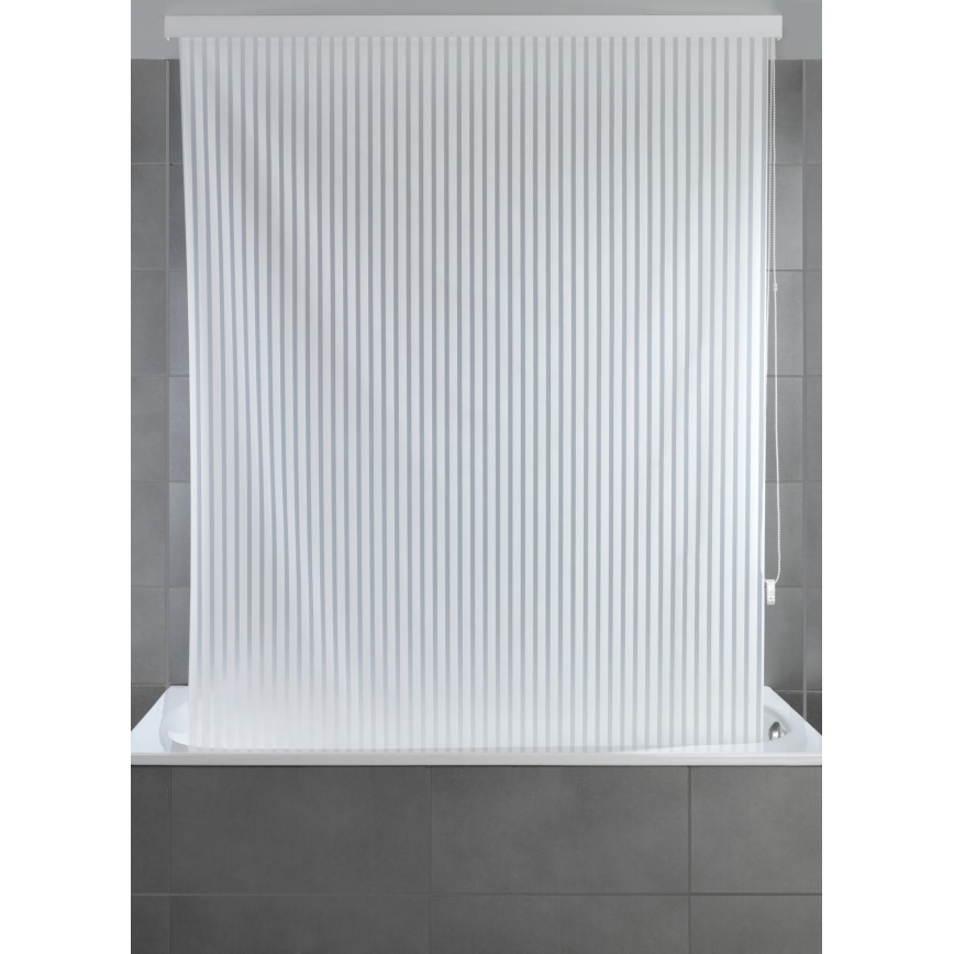 WENKO 23864100 - Roleta prysznicowa 132x240 cm biała
