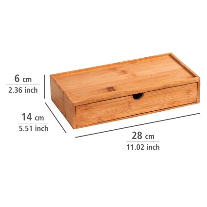 WENKO 23921100 - Pojemnik TERRA 28 x 14 cm, brązowy