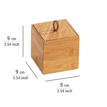 WENKO 23922100 - Pudełko TERRA 9x9 cm brązowe