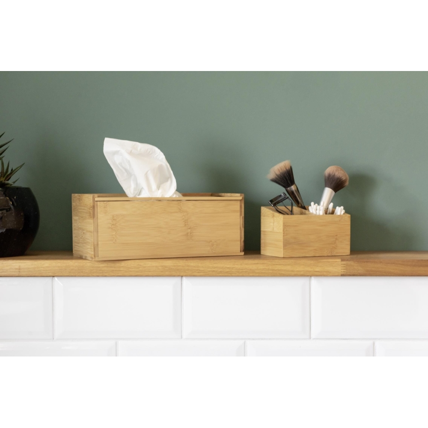 WENKO 23925100 - Pojemnik na chusteczki TERRA 25x13 cm brązowy