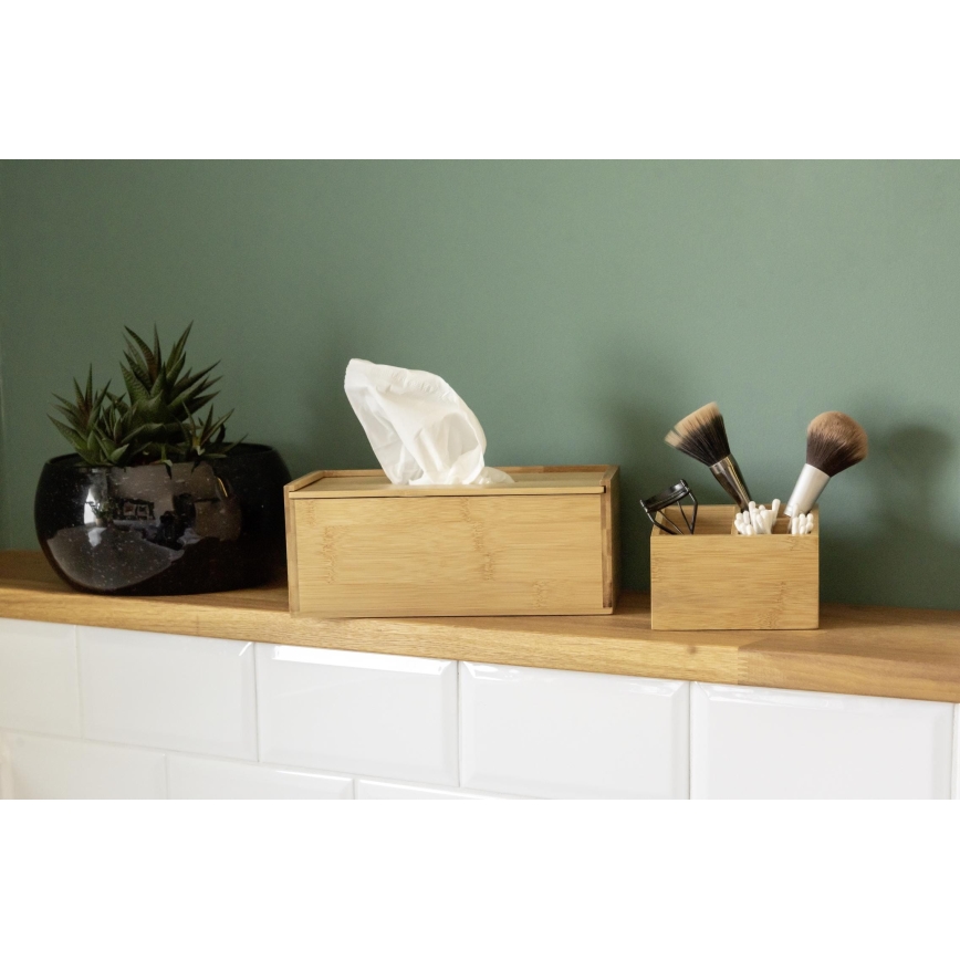 WENKO 23925100 - Pojemnik na chusteczki TERRA 25x13 cm brązowy