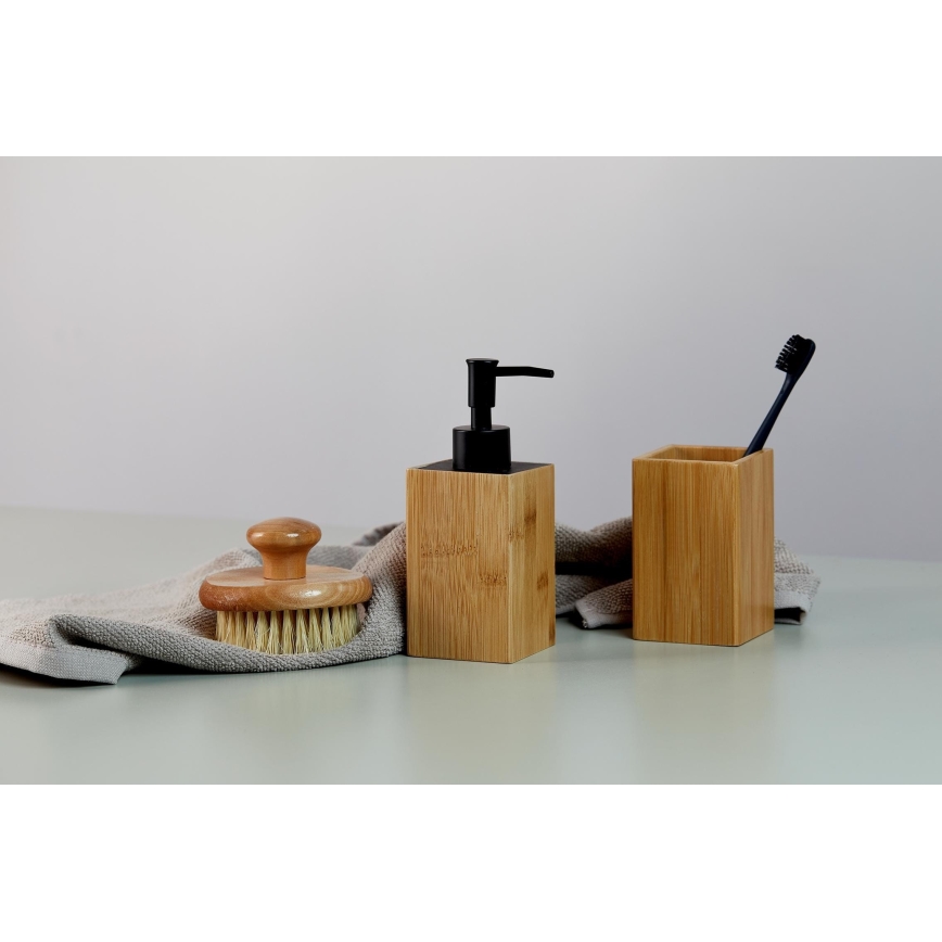 WENKO 23984100 - Dozownik mydła PADUA 210 ml brązowy/czarny