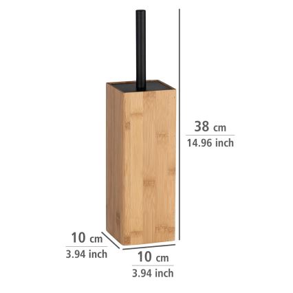 WENKO 23985100 - Szczotka WC PADUA 10x38 cm brązowo-czarna
