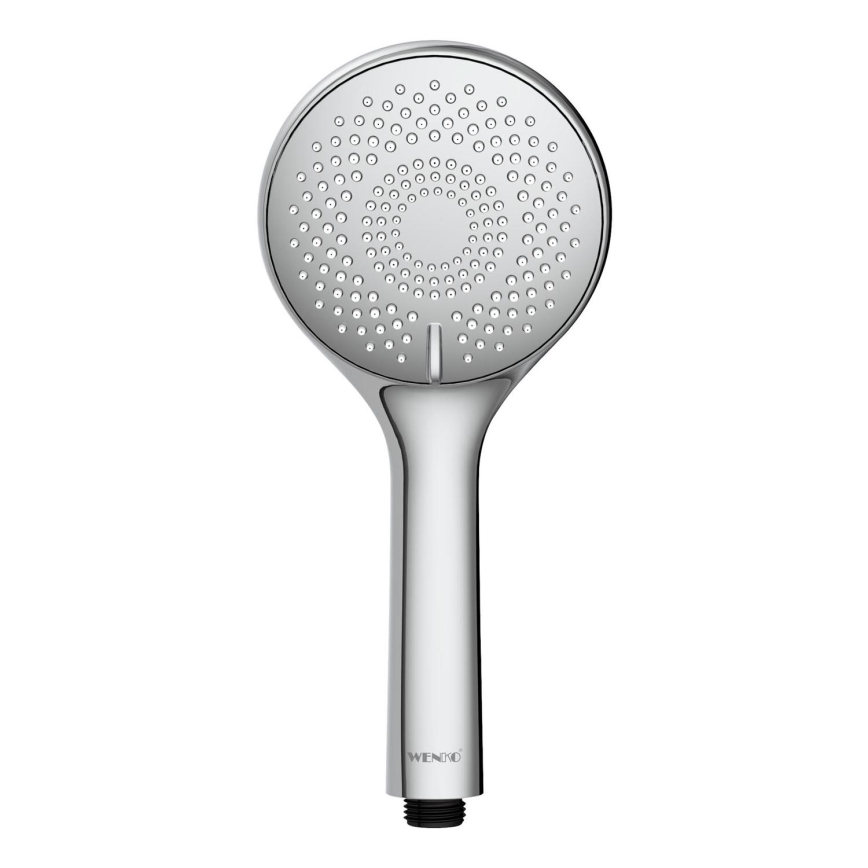 WENKO 23995100 - Głowica prysznicowa WATERSAVING SYSTEM 11 x 11 cm, chrom błyszczący