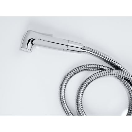 WENKO 23999100 - Zestaw bidetowy WATERSAVING SYSTEM 12x7 cm, chrom błyszczący/srebrny