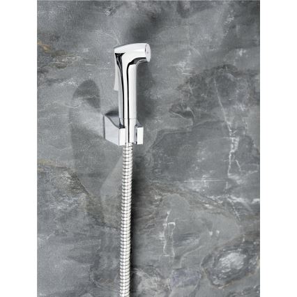 WENKO 23999100 - Zestaw bidetowy WATERSAVING SYSTEM 12x7 cm, chrom błyszczący/srebrny