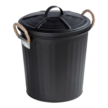 WENKO 24022100 - Kosz GARA 24x28,5 cm czarny