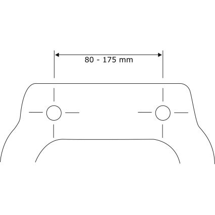 WENKO 24082800 - Deska sedesowa DROPLETS 45x38,8 cm niebiesko-biała