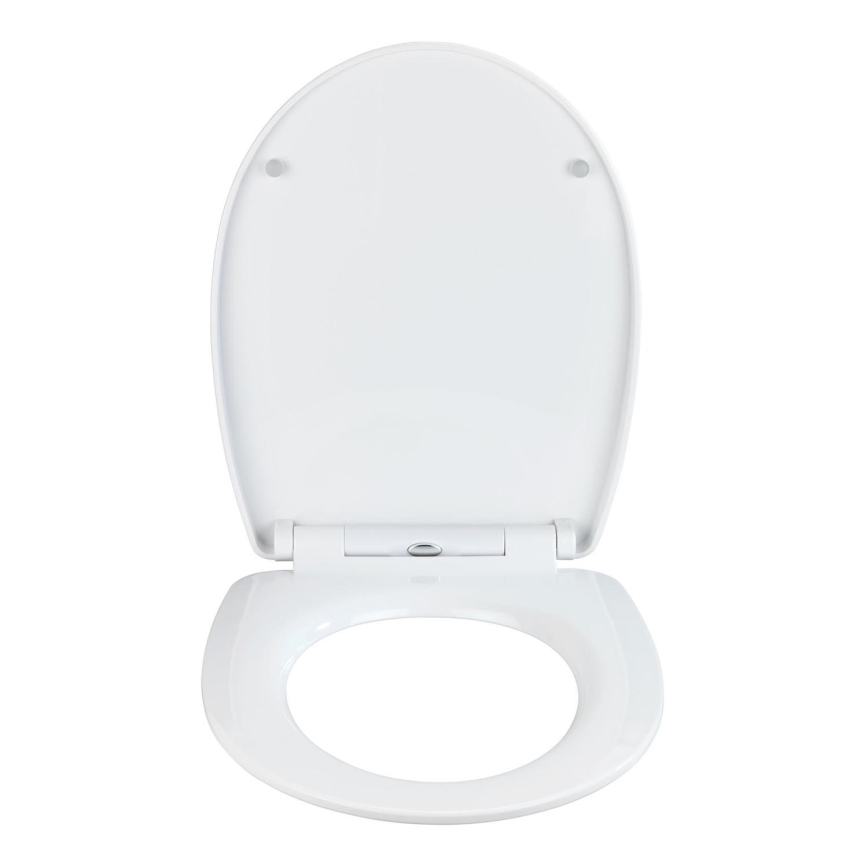 WENKO 24082800-Deska sedesowa DROPLETS 45x38,8 cm wielobarwna / chrom błyszczący