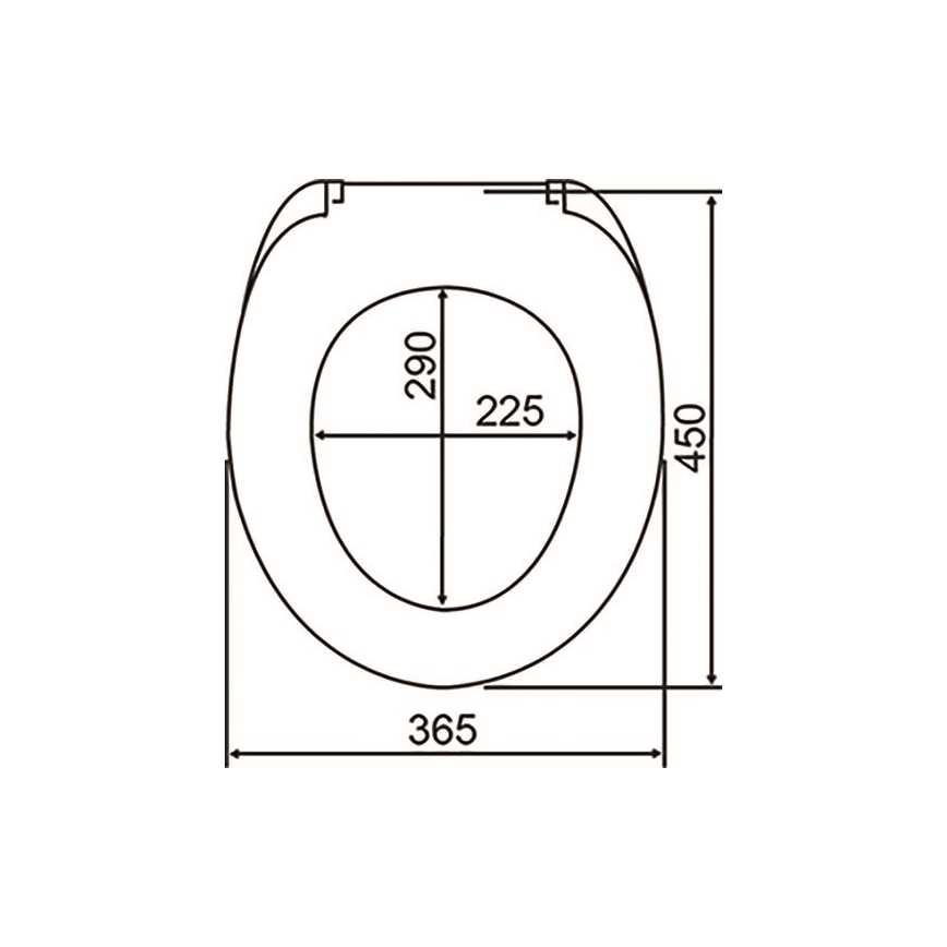 WENKO 24082800-Deska sedesowa DROPLETS 45x38,8 cm wielobarwna / chrom błyszczący
