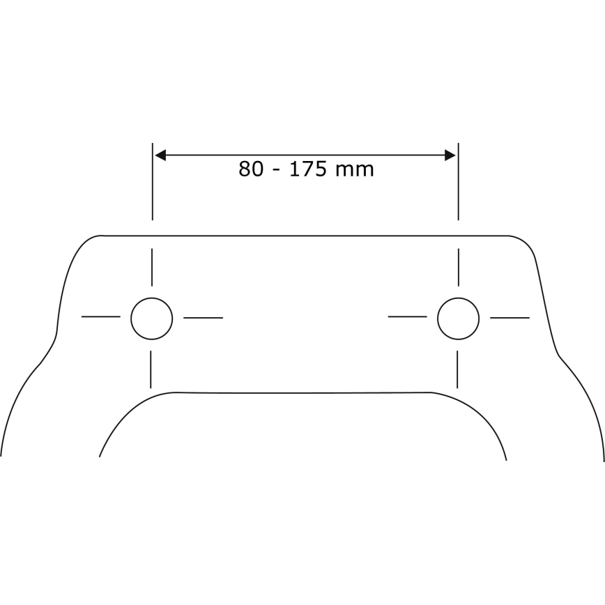 WENKO 24082800-Deska sedesowa DROPLETS 45x38,8 cm wielobarwna / chrom błyszczący