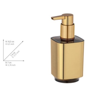 WENKO 24161100 - Dozownik mydła AURON 300 ml złoty