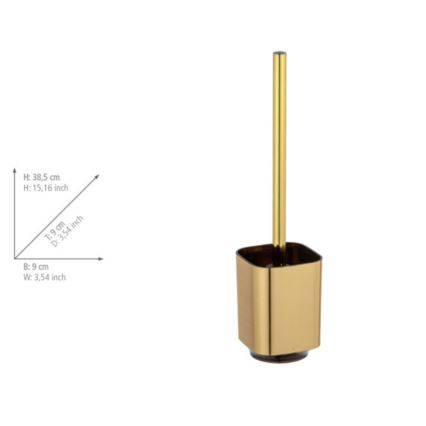 WENKO 24162100 - Szczotka do WC AURON 9x38,5 cm złota