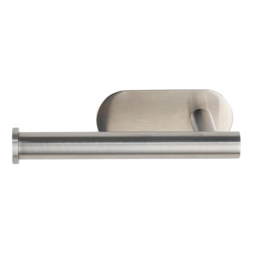 WENKO 24166100 - Uchwyt na papier toaletowy TURBO-LOC OREA MATT 16x7 cm stal nierdzewna/srebrny