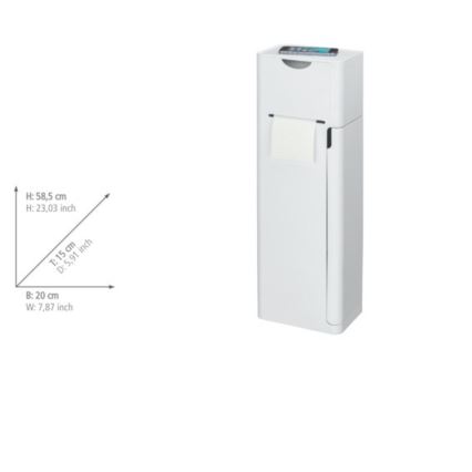 WENKO 24212100 - Szczotka WC IMON 20x58,5 cm biała