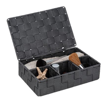 WENKO 24223100 - Kosz ADRIA 26x17 cm szary/antracyt