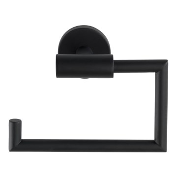 WENKO 24240100-Uchwyt na papier toaletowy BOSIO BLACK 15x10,5 cm stal nierdzewna/srebrny