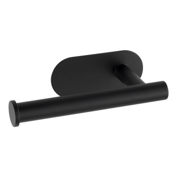 WENKO 24287100-Uchwyt na papier toaletowy TURBO-LOC OREA BLACK 16x7 cm stal nierdzewna/czarny