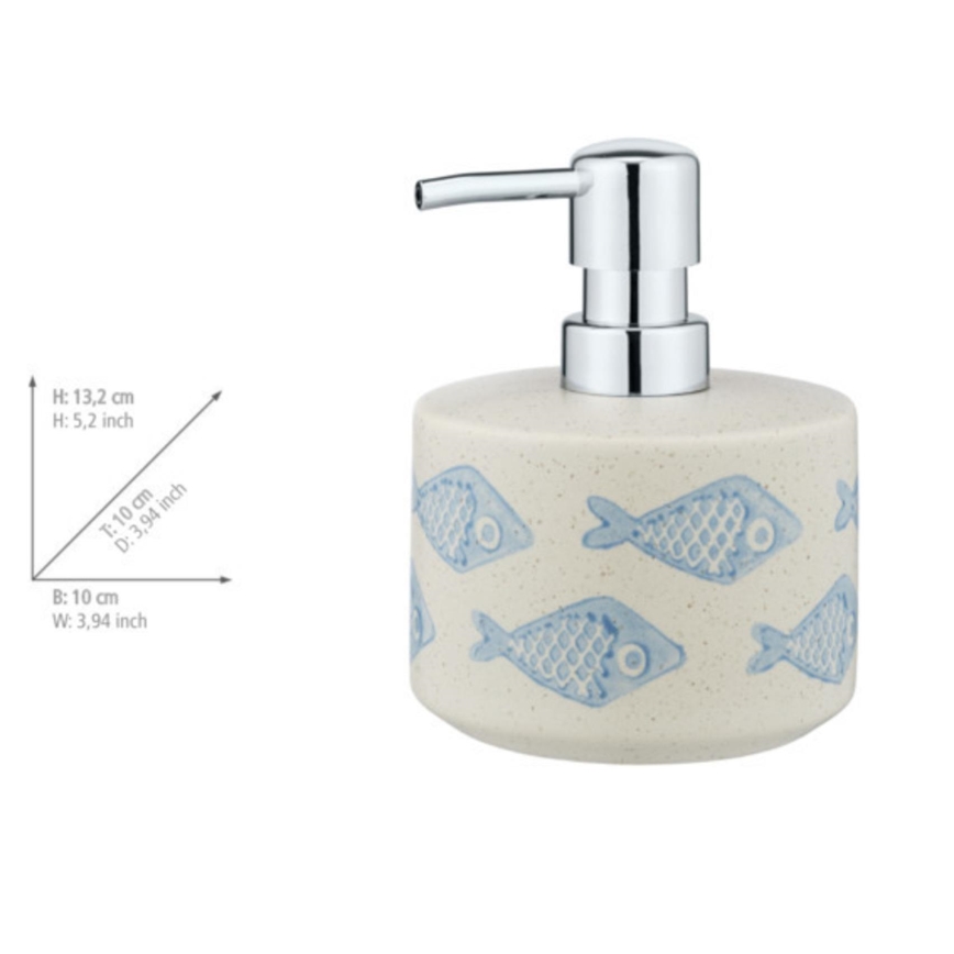 WENKO 24311100 - Dozownik mydła AQUAMARIN 475 ml beżowy