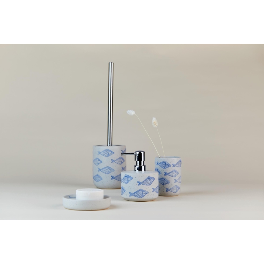 WENKO 24313100 - Szczotka WC AQUAMARIN 10x40 cm beżowa